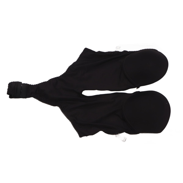 Kvinnor One Piece Underkläder Charmig Deep V Underkläder Bodysuit för Cosplay Aftonklänning Bröllopsklänning Svart