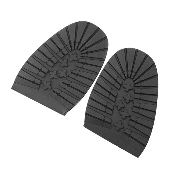 Støvler Sko Anti-Slip forreste hælsåler Gummi Mute-såler Sko Reparationstilbehør (forsåler)