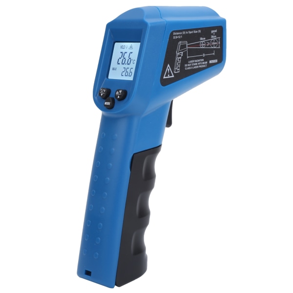 50℃550℃ Berøringsfri infrarød termometer Industriell håndholdt LCD digital temperaturtester