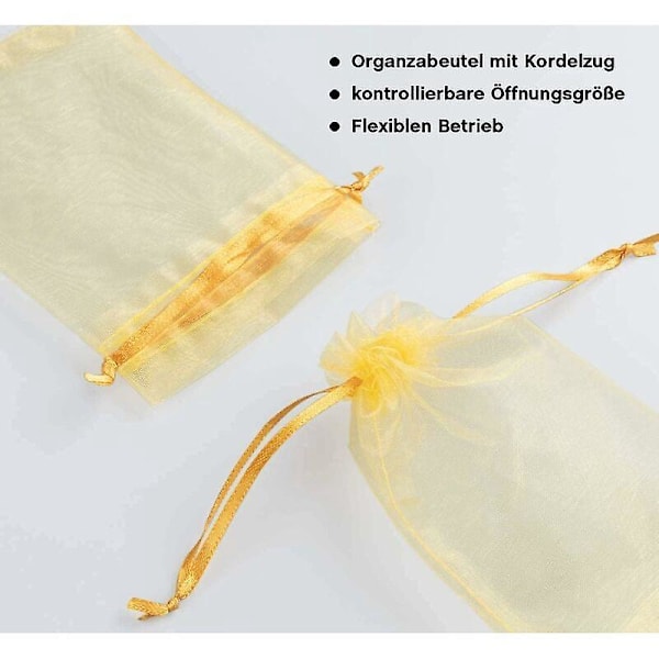 100 Organza Poser, Organza Gaveposer, organza poser, smykkeposer, bryllupsposer, lavendelposer, Organza Gaveposer Mesh Gaveposer