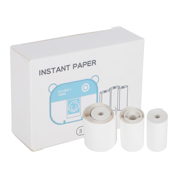 3 Rolls Thermal Receipt Paper 57x30mm Printing Accessories for Home Office Small Printer