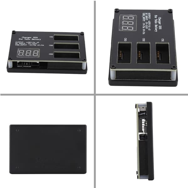 3-i-1 Multi Batteri Intelligent Oplader Opladningshub Housekeeper til DJI Tello Drone