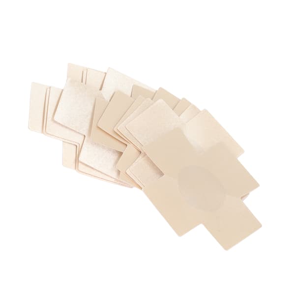 10 Par Satin Nipple Pasties for Kvinner Kryssform Engangs Bryst Nipple Covers