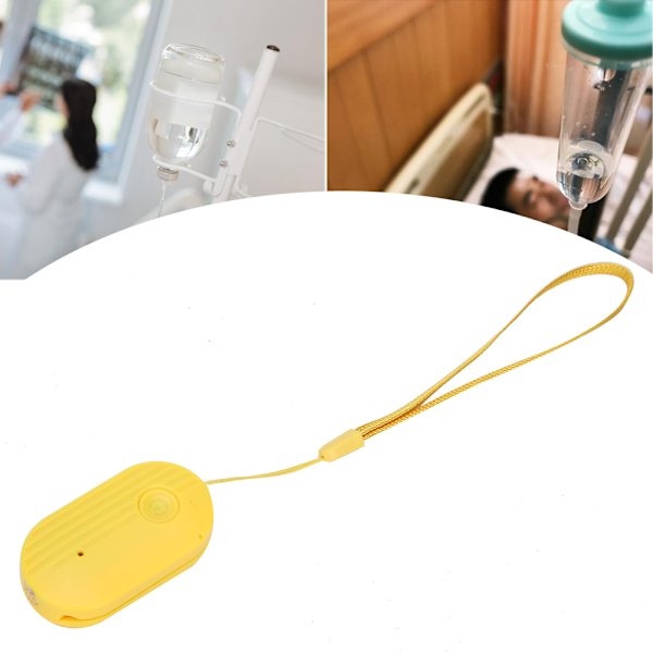 Droppåminnelse för infusionsvätska, laddningsbar droppmatning, automatiskt ljudlarm (gul)