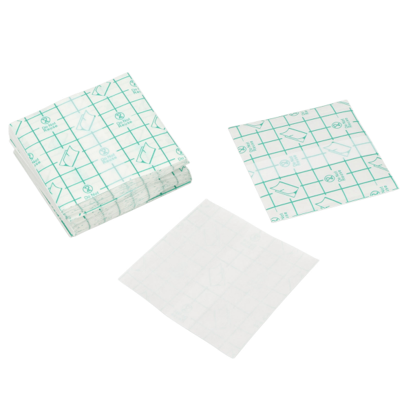 100 stk selvklæbende vandtæt bandagedæksel Klar disponibel gennemsigtig strækfilmbandage