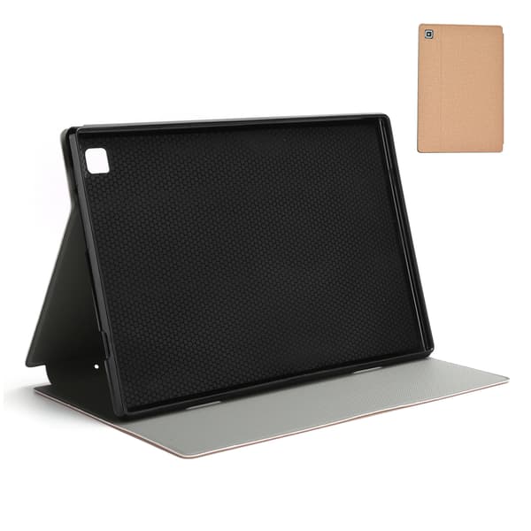 Tablet PC Stand Cover Case P20HD Business Protective Bracket TPU+PU Anti-Fall Soft ShellGold