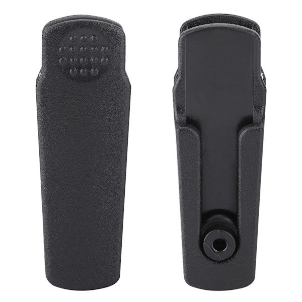 10 st vattentäta svarta walkie-talkie bältesklämmor för BAOFENG UV-9R Plus