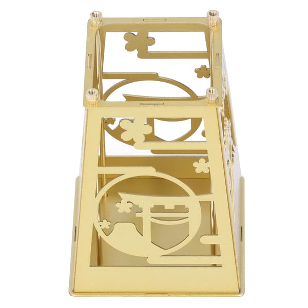 Metall Pennholder Multifunksjon Enkel Montering Fin Glans Overflate Galvanisering Solid Holdbar Gull Pennholder