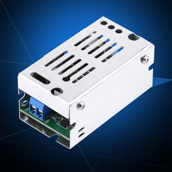 200W 7A 6-35V til 6-55V Høyeffekts Step Up Boost Converter Lader Modul Med Aluminiumskasse