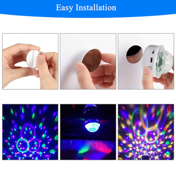 MINI RGB-musiikkilatausvalo magneetilla