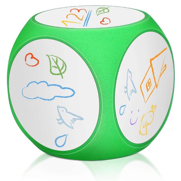 Tomme terninger Store spilterninger Tegn frit DIY-terninger Brætspil DIY-terningrekvisitter