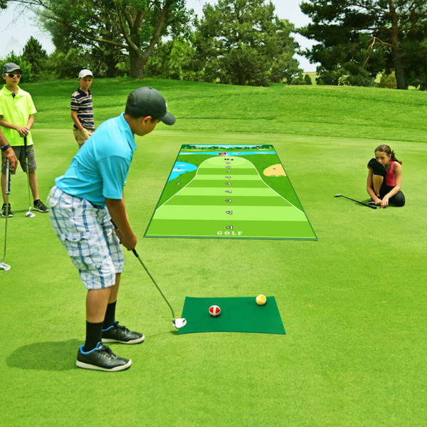 Chipping Game Play Mat Set Chipping Game Träningsmatta inomhus utomhusspel för vuxna och familjebarn