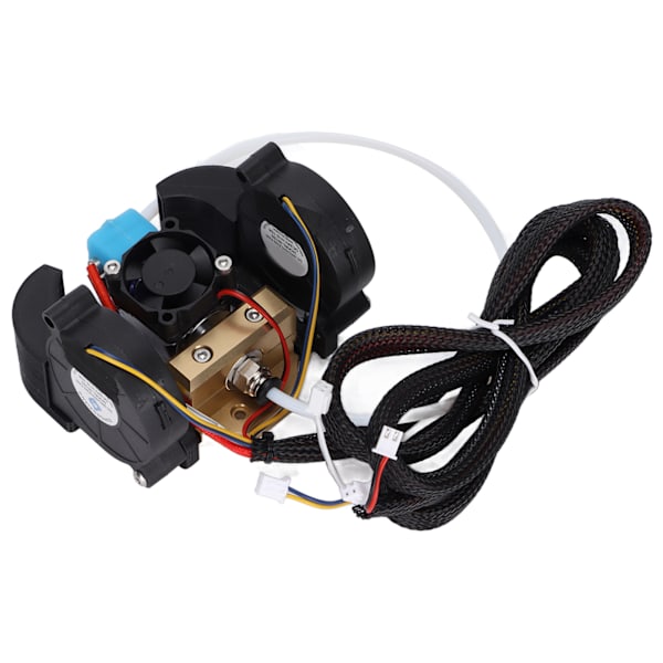 Helt metal V6 Hotend God varmeafledning Installer Udskift nemt Bred kompatibilitet 3D-printertilbehør med 3 ventilatorer
