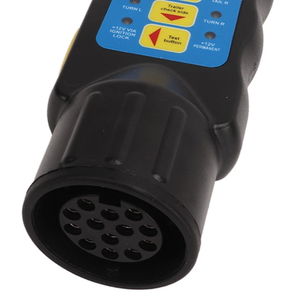 12V 13-pins tilhenger ledningsnett krets tester plugg kontakt komplett sett for tilhengere campingvogner hestetransport sykkelstativ