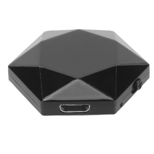 Mini-tallennin, ääniaktivoitu HD-kohinanvaimennus, pieni riipusnauhatallennin MP3-toistolla haastattelukokoukseen, neutraali englanti, musta, 32 Gt