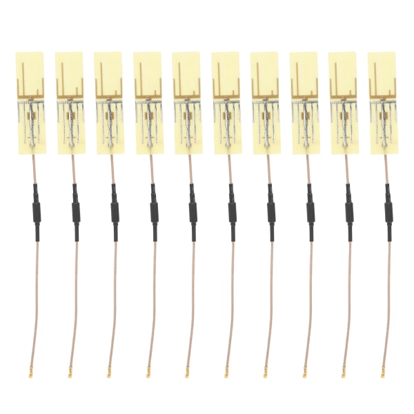 10 kpl IPX-antenni 2.4G langaton Mini PCI PCI-E WiFi Bluetooth sisäänrakennettu signaalinsiirto (11cm)