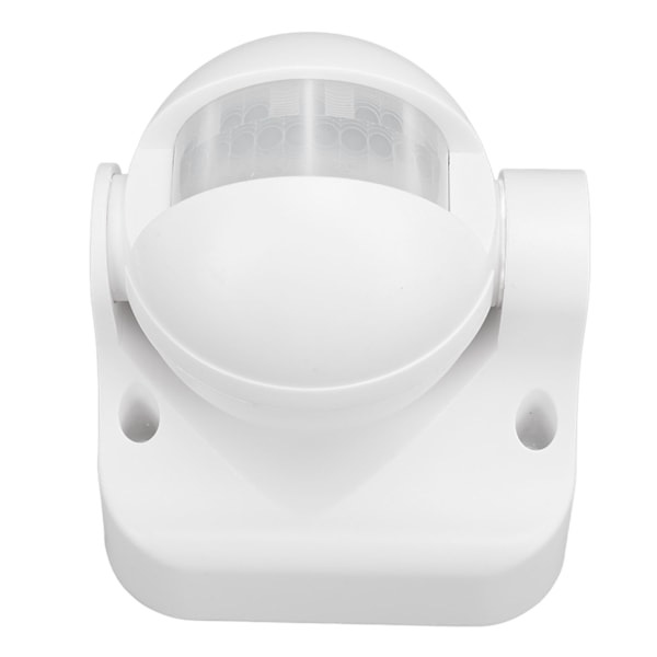 Väggmonterad rörelsesensor Automatisk skymning till gryning Sfärisk PIR-sensor Utomhus Rörelsesensor Brytare för hemsäkerhet LED-ljus AC 110 till 240V Vit
