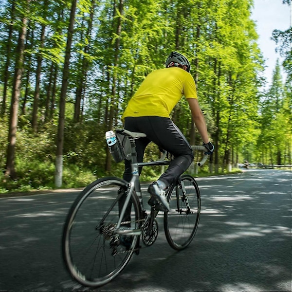Cykel Sadel Taske - Vandtæt - Rivefast Bagtaske - til MTB og Racercykel - med Vandflaske Lomme (1.5L)
