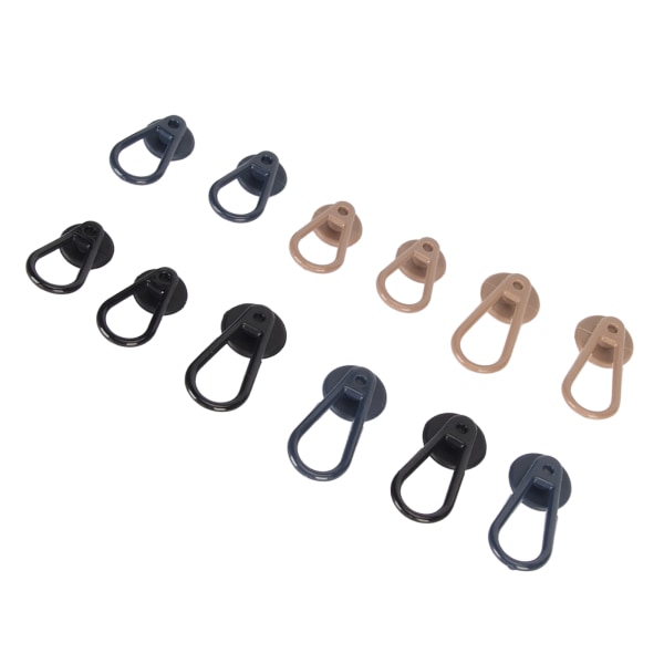 12st Button Extenders Byxor Midjeknappsförlängare Kvinnor Män Byxor Midjeförlängare 2 storlekar 10LB Midjeband Expander