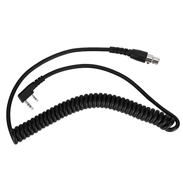2-polet til 5-polet spolekabel til Kenwood/HYT/Baofeng/Relm tovejsradioer og headsets