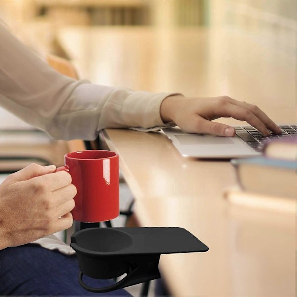 2025 Ny Opgraderet Clip-On Kopholder til Kontorstol Bord Side til at Holde Kaffekrus Vand Sodavand Te