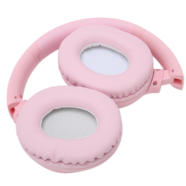 L700 Trådlösa On Ear-hörlurar Stöd Minneskort LINEIN-läge Bluetooth-headset med mikrofon för telefon bärbar dator Rosa