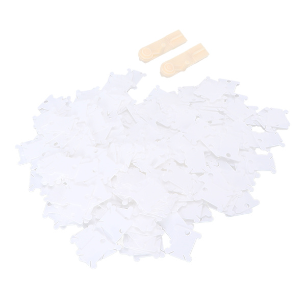 400 kpl muovikäämiä langan lajitteluun ja säilytykseen, ruostumaton, kaunis ja käytännöllinen ompelulangan säilytys DIY-ompeluun