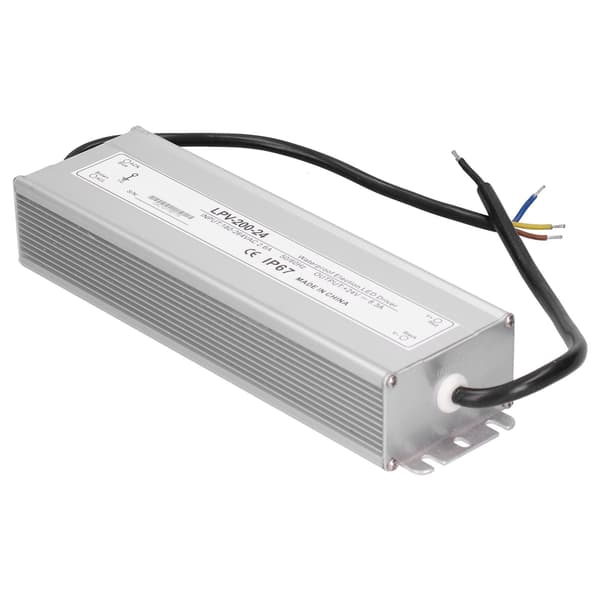 BERM LED-driver elektronisk 200W vanntett strømforsyning transformatoradapter LPV-200-24 DC24V