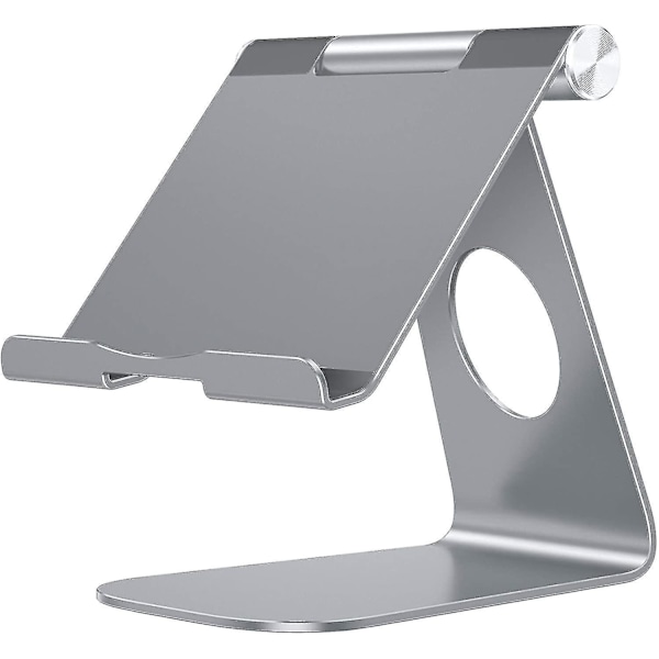 Aluminium Tablet Stativ - Justerbar og Stilful Desktop iPad Holder