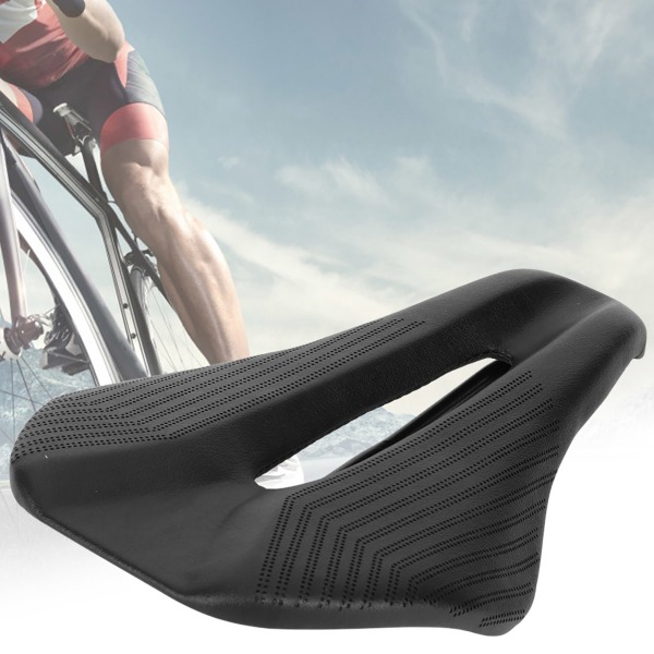 Cykelkudde i konstläder Andningsbar cykelsadel Förtjockad anti-vatten cover