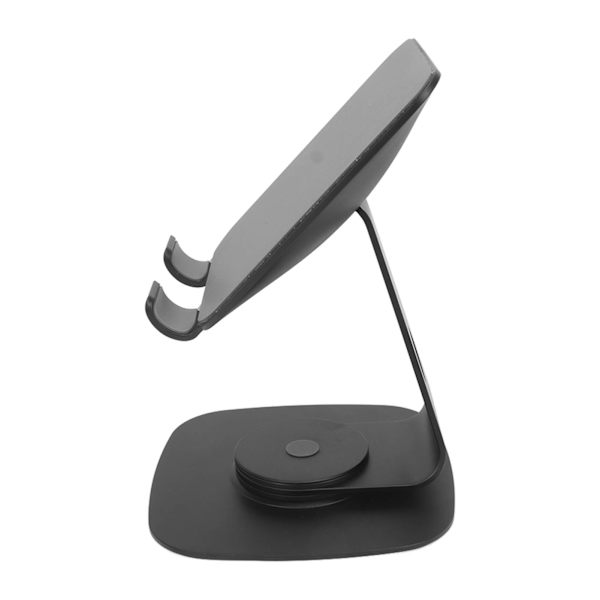 Tabletställ 360 grader justerbar svart aluminiumlegering hopfällbar roterande skrivbords surfplatta telefonhållare