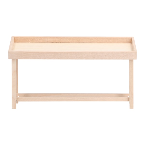 Dukkehus Hylle Display Racks 1:12 Miniatyr Tre Stativ Hylle for Dukkehus DIY OrnamentFrukt og Grønnsaksstativ2