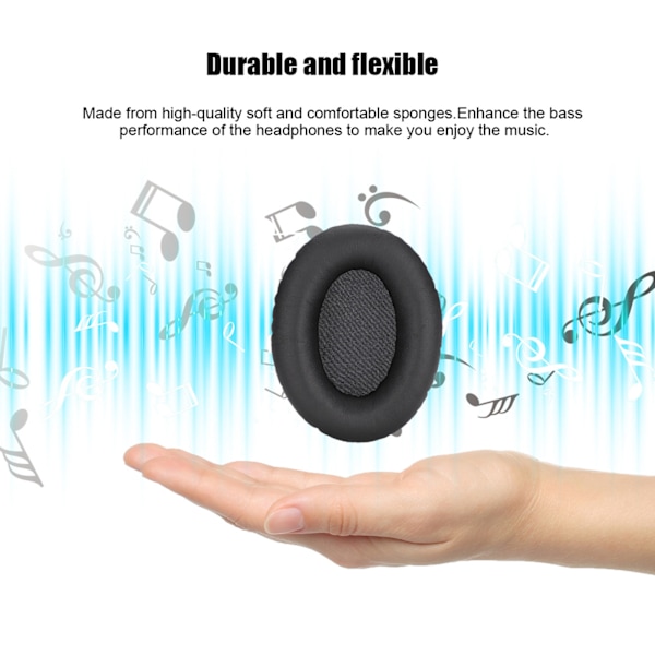 Ersättning öronkuddar mjuka svamp headset-skydd för Technica ATH-ANC7 ANC9 ANC27 ANC29 ANC70