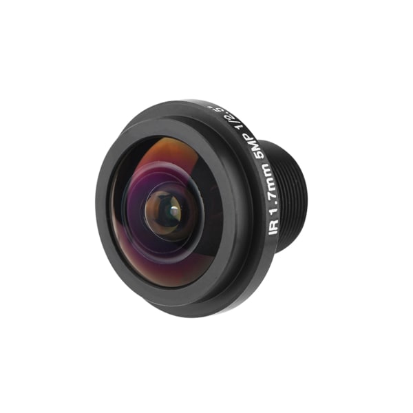 5MP HD Fisheye-säkerhetskameraobjektiv 1,7 mm brännvidd 185°CCTV-objektiv för Fisheye-säkerhetskamera