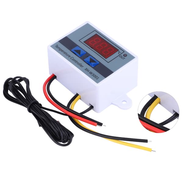 DC 12V 120W Digital Temperaturregulator Termostatbrytare med Vattentät Sensorprob