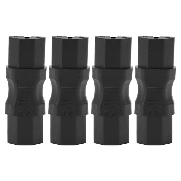 4 kpl IEC320 C15 - IEC320 C15 virtajohdin - Ammattimainen raskas vakiotietokoneen virtajohdin