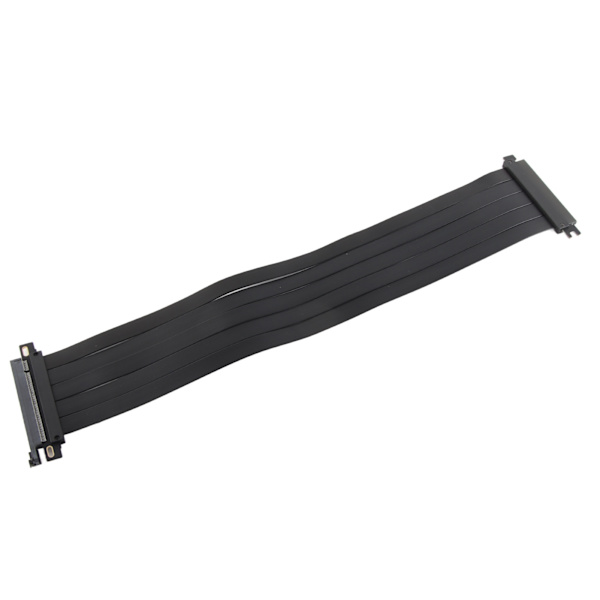 PCIE 4.0 X16 Extremt flexibel 180 graders höghastighets GPU-förlängningskort Riser-kabel för RX6900XT RX6800XT RTX3090ti Svart 45cm/17.72in