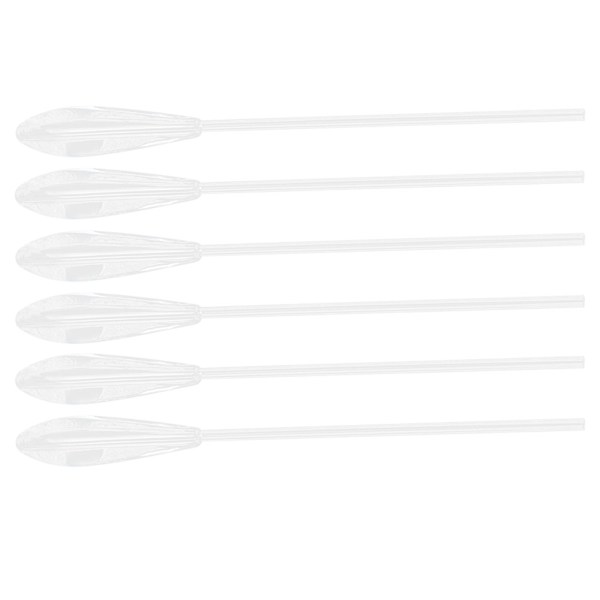 6 st akryl stora sjunkande flöten fisketillbehör miljövänlig transparent vit (10 g)