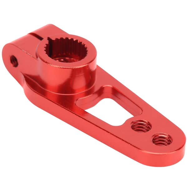 25T Styregeararm Servoarm Tilbehør Reservedel for 1/8 1/10 RC Bil Rød