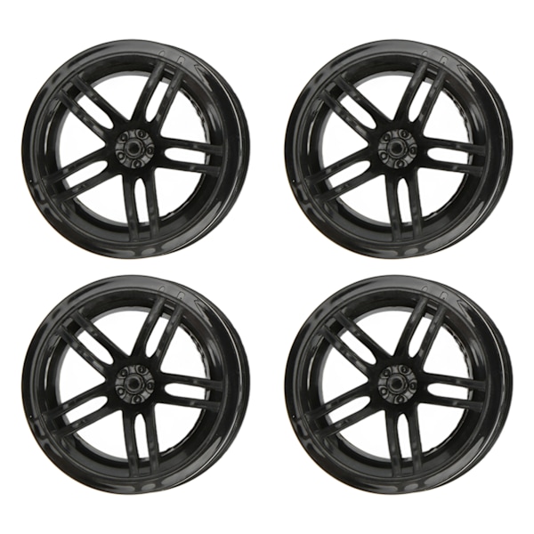 4 st RC-hjul Fälgar Diameter 63mm Lättvikts Plastfälgar för 1/10 Höghastighets RC-bil