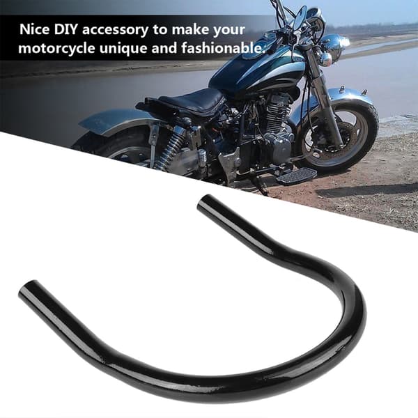 230MM Motorcykel Bakre Säte Ram Loop Båge Fäste DIY Tillbehör Böjd