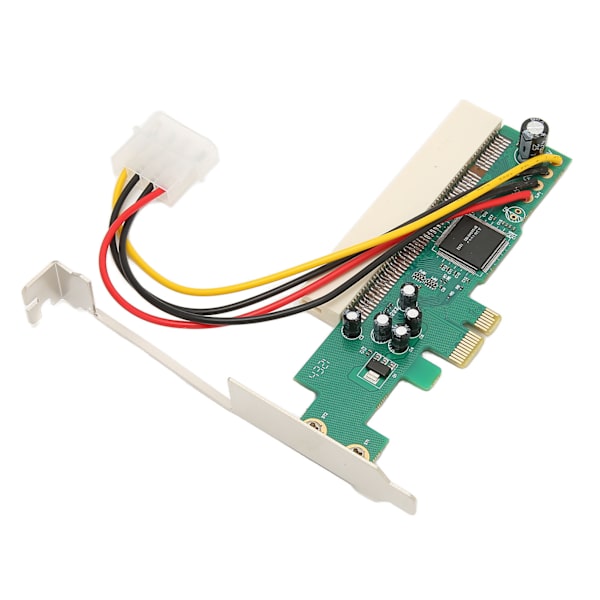 PCI Express til PCI-adapterkort 2,5 Gbps Dataoverførsel 4-benet strømforbindelse Plug and Play PCI Express-udvidelseskort