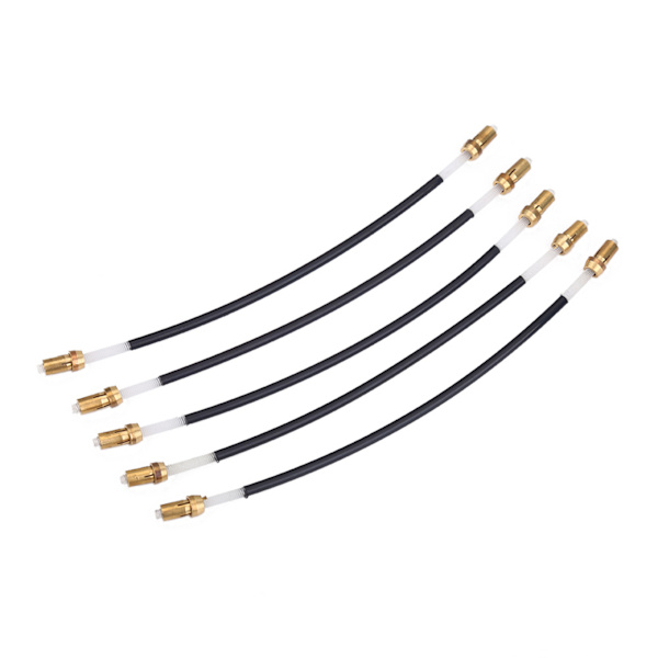 5 stk Nylon Tailgut Tail Gut Tailcord med messing skrueforbindelse til 3/4 4/4 violin