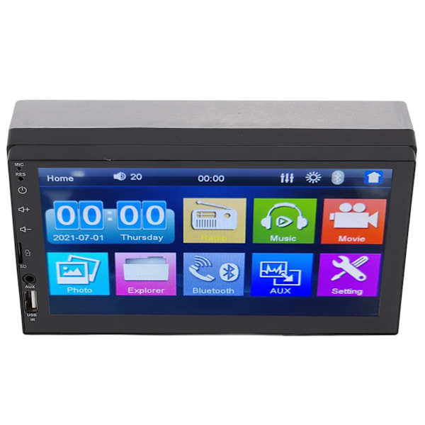 7in Universal Bil Stereo Audio Modtager Touch Screen MP5 Afspiller GPS Navigation med Backup Kamera Håndfri Opkald