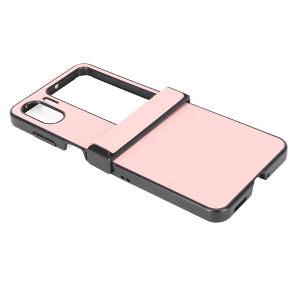 Vikbart telefonfodral reptåligt vikbart telefonfodral för Oppo Find N2 Flip Pink