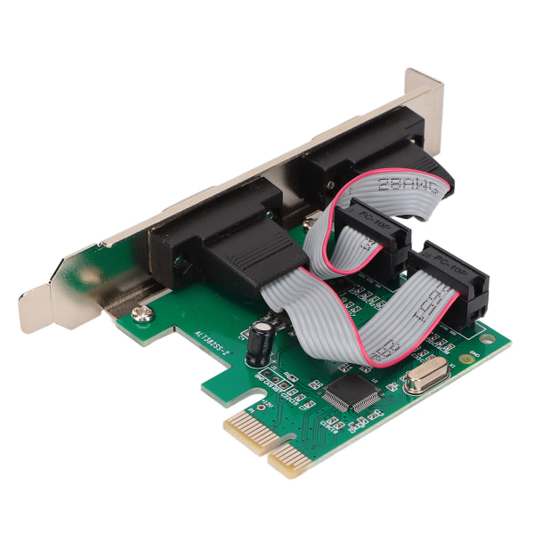 Pcie udvidelseskort PCIE seriel kort Computer Desktop COM-port PCIE til RS232 interface Dobbelt seriel port udvidelseskort