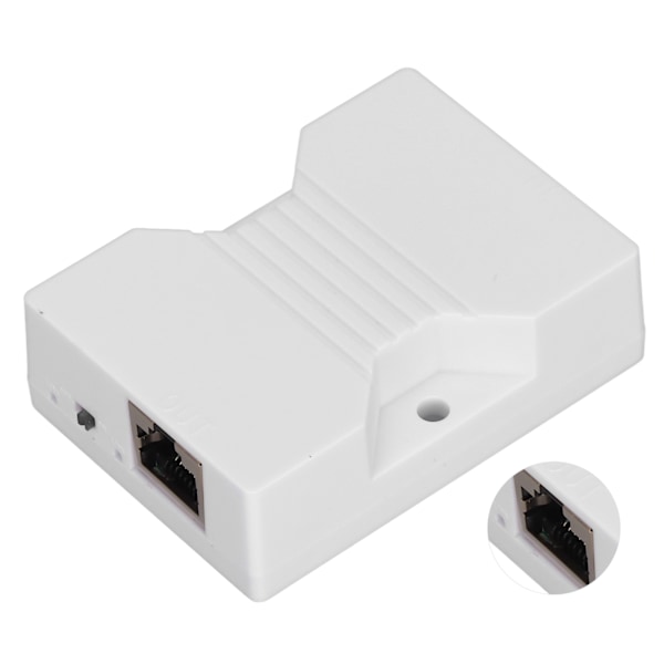 Poe Extender PoE-signalforsterker Forleng avstand over 100/200 meter 10/100 Mbps IEEE 802.3af/at Power Over Ethernet