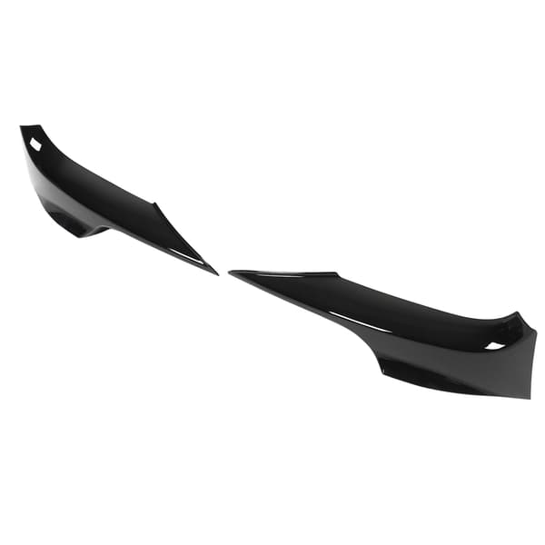 Front Bumper Lips Corner Spoilers Splitters Nedre Bumper Protector Trim for 3-serie E92 M Sport Coupe 2006-2010 Glanssvart