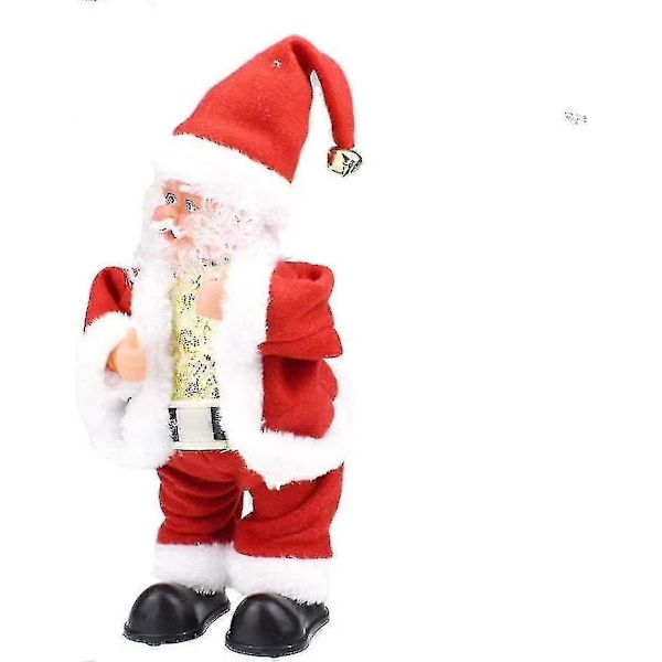 Sjungande Dansande Jultomte, Elektrisk Jultomteleksak Jultomteprydnad Batteridriven--