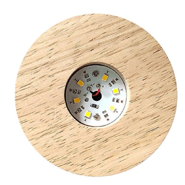 LED Tre Display Stand for 3D Krystallglass Resin Art Lys